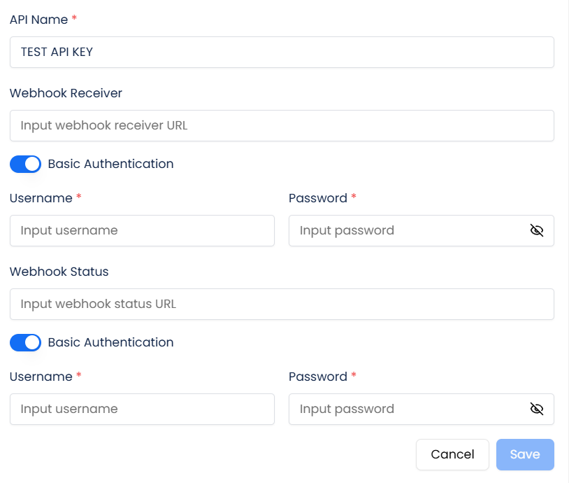 Webhook Authentication
